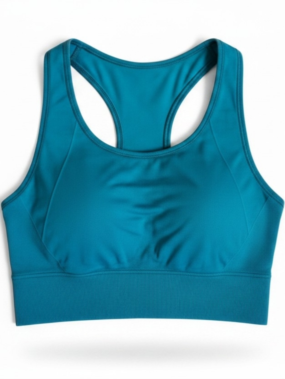 Lululemon High Neck Longline Ebb Sports Bra Tank Teal Size 4 Racerback